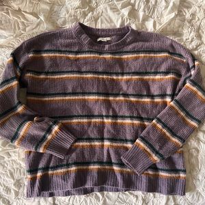 EUC American Eagle Striped Crewneck Sweater